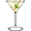 Cocktail glass emoji